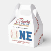 Rookie des Jahres Baseball 1. Geburtstag Party Geschenkschachtel (Vorderseite)