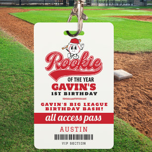 Rookie des Jahres Baseball-Geburtstagsfeier Gesche Ausweis
