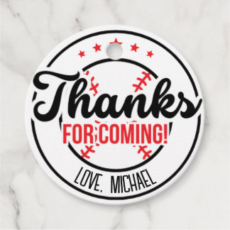 Rookie des Jahres Baseball Geburtstagsparty Geschenkanhänger