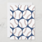 Rookie des Jahres Einladung zum ersten Geburtstag (Rückseite)