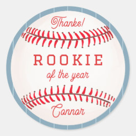 Rookie des Jahres Geburtstag Gnade Runder Aufkleber