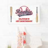 Rookie des Jahres Kind am 1. Geburtstag Banner (Insitu)