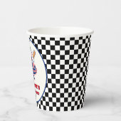 Rookie des Jahres Personalisiert Baseball Geburtst Pappbecher (Links)