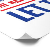 Rookie des Jahres typografische Zitate Poster (Ecke)