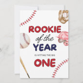 Rookie des Party des Jahres Einladung (Rückseite)