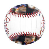 Rookie des Personalisierten Fotos des Jahres Baseball (Rückseite)