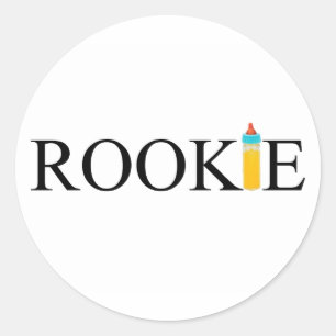 Rookie (Flasche) Runder Aufkleber