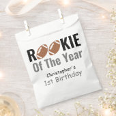Rookie Football 1. Geburtstag Geschenktütchen (Ausgeschnitten)