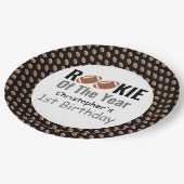 Rookie Football 1. Geburtstag Pappteller (Schrägansicht)