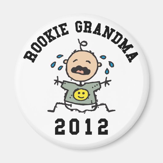 Rookie Grandma 2012 Magnet (Vorne)
