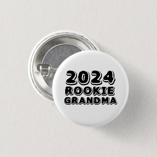 Rookie Grandma 2024 Button (Vorne & Hinten)
