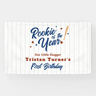 Rookie Of The Year 1. Geburtstag Banner