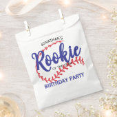 Rookie of the Year 1. Geburtstag Baseball Geschenktütchen (Ausgeschnitten)