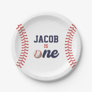 Rookie of the Year Baseball 1. Geburtstag Pappteller