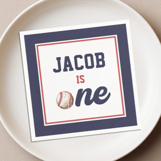 Rookie of the Year Baseball 1. Geburtstag Serviette