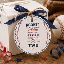 Rookie of the Year Baseball 2. Geburtstag Kinder