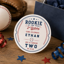 Rookie of the Year Baseball 2. Geburtstag Kinder
