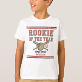 Rookie of the Year Baseball T-Shirt (Vorderseite)