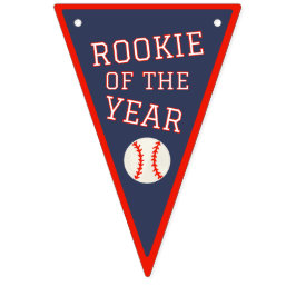 Rookie of the Year Baseball-Wimpelgirlande Wimpelkette