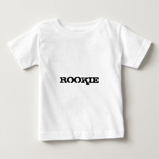 Rookie-T-Shirt mit lustigem Slogan/Sprichwort Baby T-shirt (Vorderseite)