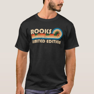 ROOKS Nachname Retro Vintag 80er 90s Geburtstag Re T-Shirt