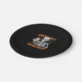 Room 2 Sided Emergency Department Halloween Nurse  Pappteller (Schrägansicht)