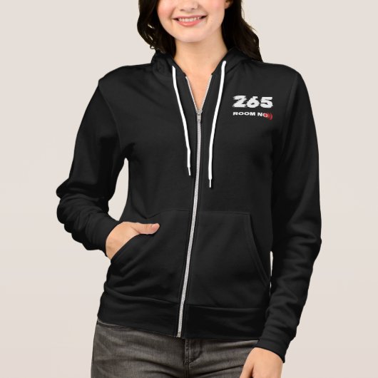 Room Number 256 in Hoodie (Vorderseite)