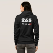 Room Number 256 in Hoodie (Schwarz voll)