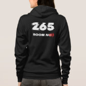 Room Number 256 in Hoodie (Rückseite)