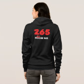 Room Number 256 in Hoodie (Schwarz voll)