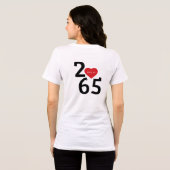 Room Number 256 in  Tri-Blend Shirt (Rückseite voll)