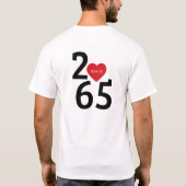Room Number 256 in  Tri-Blend Shirt (Rückseite)