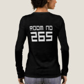 Room Number 256 in Tri-Blend Shirt (Rückseite)