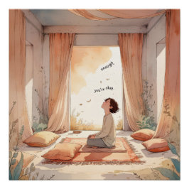 Room of Acceptance – Gentle Reminder Art Print Poster