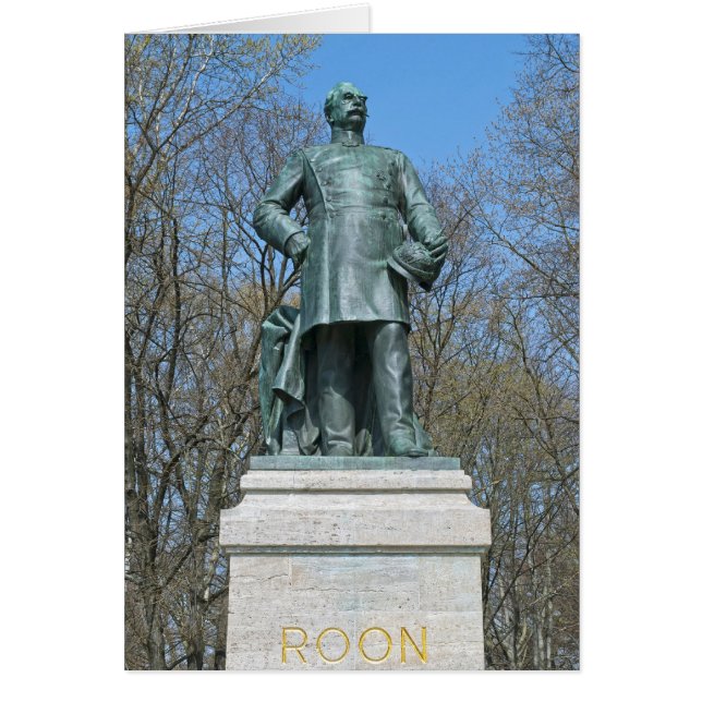 Roon Statue in Berlin (Vorne)