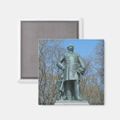 Roon Statue in Berlin Magnet (Vorderseite/Rückseite)