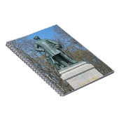 Roon Statue in Berlin Notizblock (Rechte Seite)