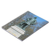 Roon Statue in Berlin Notizblock (Linke Seite)