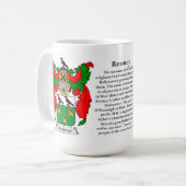 Rooney Familien-Wappen Kaffeetasse (Vorderseite Links)