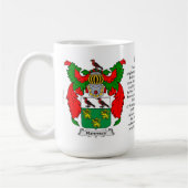Rooney Familien-Wappen Kaffeetasse (Links)