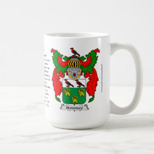 Rooney Familien-Wappen Kaffeetasse