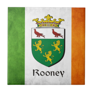 Rooney Irish Flag Fliese