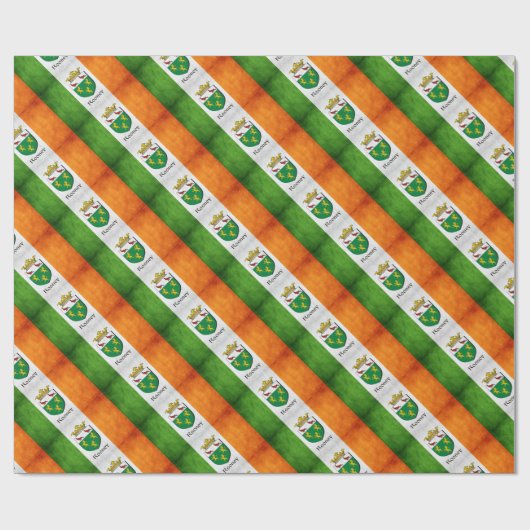 Rooney Irish Flag Geschenkpapier (Flach)