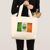 Rooney Irish Flag Jumbo Stoffbeutel (Vorderseite (Produkt))