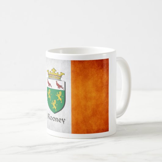 Rooney Irish Flag Kaffeetasse (VorderseiteRechts)
