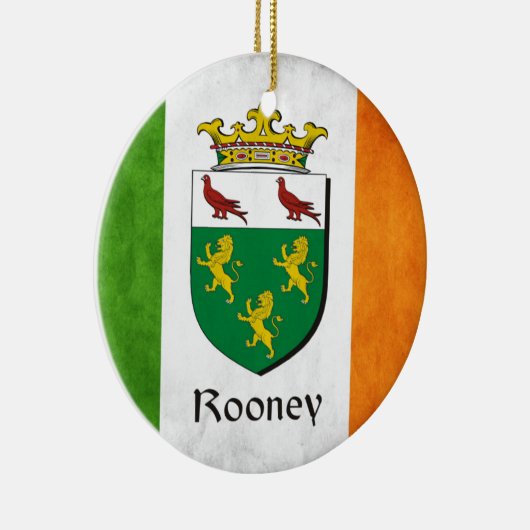 Rooney Irish Flag Keramikornament (Rechts)