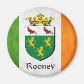 Rooney Irish Flag Magnet (Vorne)