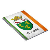 Rooney Irish Flag Notizblock (Rechte Seite)