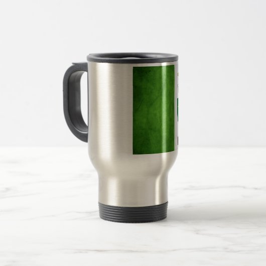 Rooney Irish Flag Reisebecher (Vorderseite Links)