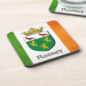 Rooney Irish Flag Untersetzer (Linke Seite)
